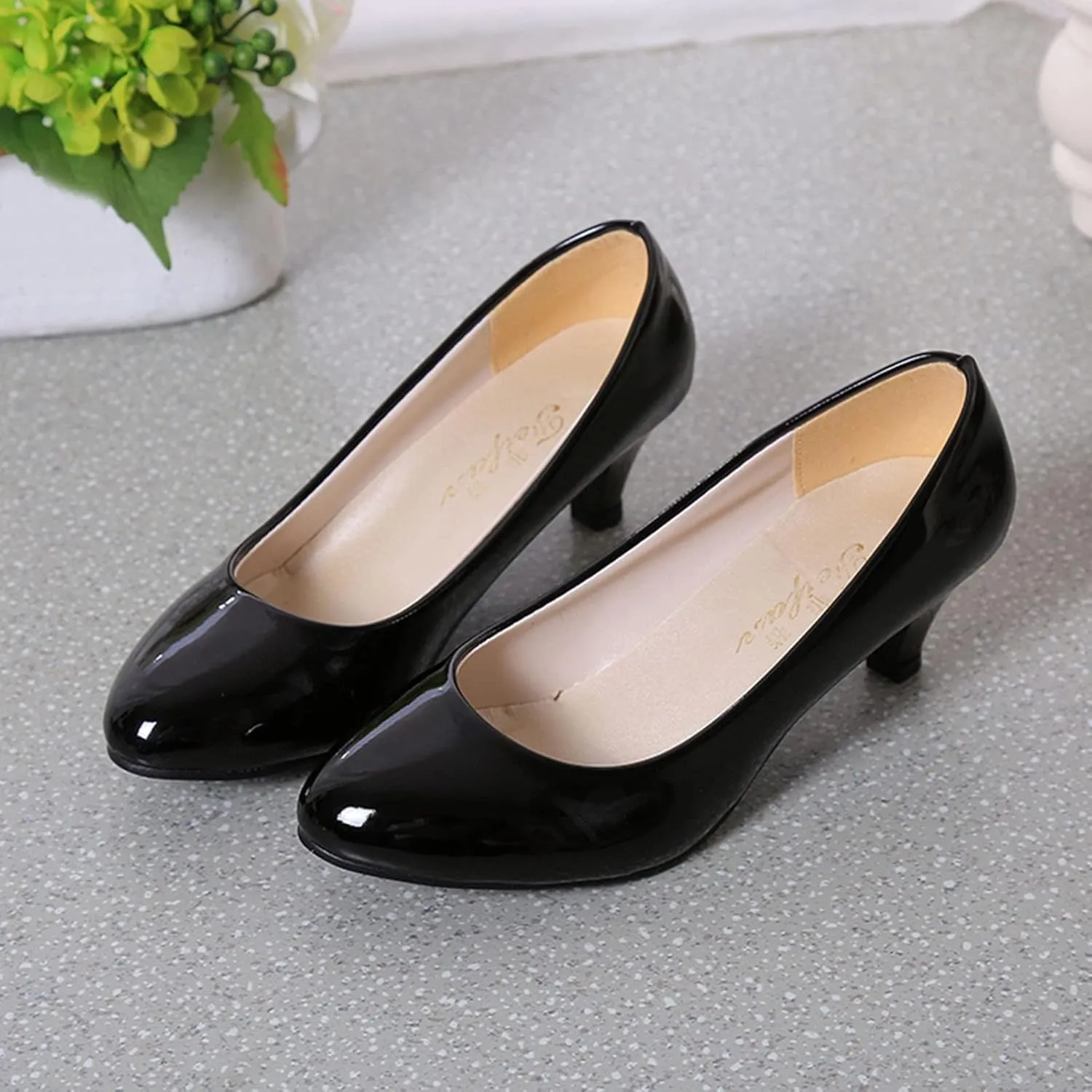 AMDBEL Summer Sandals for Women 2024, Pointed Toe Adjustable Strap Buckle Slingback Sandals Solid Color Fashion Sandals