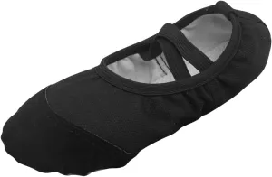 Ballet Shoes for Girls,Soft Leather Ballet Slippers No-Tie Warm Dance Yoga Practice Shoes for Toddler Girls