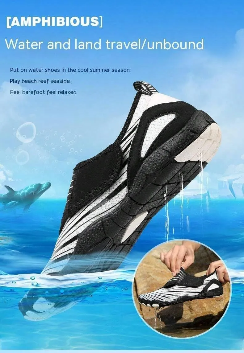 Barefoot Shoes for Women Men Lightweight Non-Slip Hiking Shoes Comfort Breathable Quick Dry Water Shoes Unisex Adjustable Wide Toe Box Shoes for Swimming Surfing Climbing Camping Runnin Riding