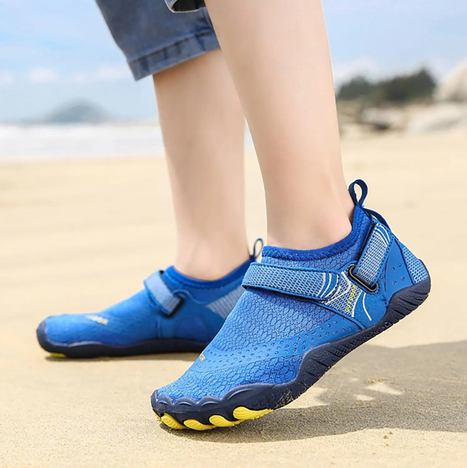 Barefoot Water Shoes Men Women Quick Dry Aqua Swim Beach Pool Surf Hiking Kayaking Outdoor Sports Shoes Lightweight Non Slip Breathable
