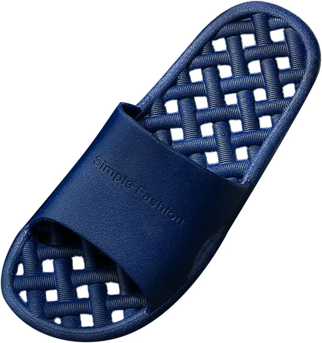 Bathroom Slippers Bathroom Slippers Men Cloud Slides Sandal for Women Rubber for Men Ultra Comfort Non Slip Shower Sandals Indoor and Outdoor