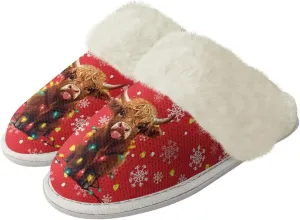 Bedroom Slippers Women Fluffy Slippers Plush Slippers Warm Bedroom Slippers Faux Fur Slippers Cozy Indoor Slippers