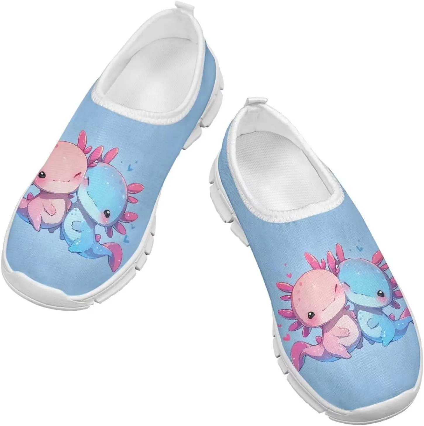 Casual Breathable Mesh Shoes Boys Girls Slip On Sneakers