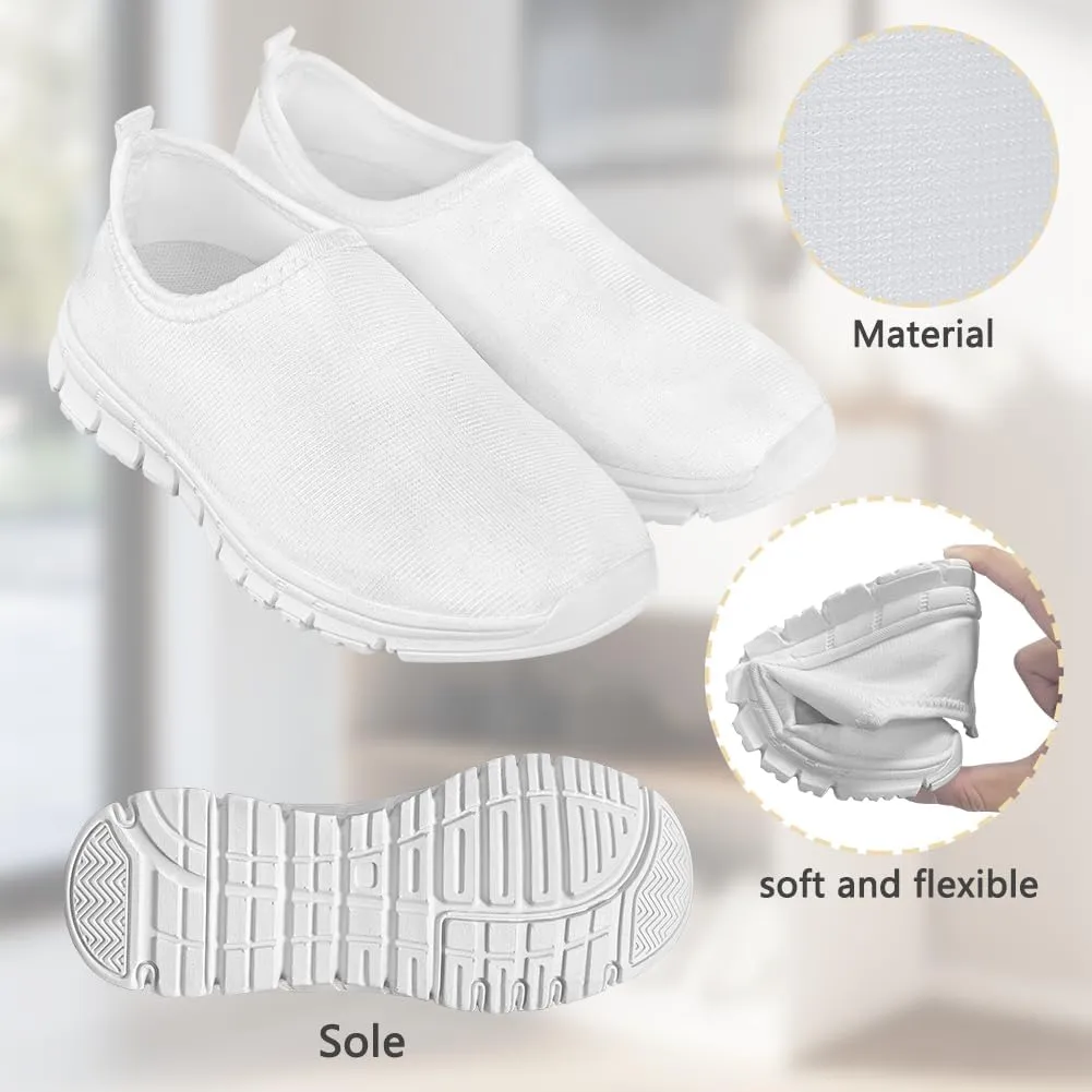 Casual Breathable Mesh Shoes Boys Girls Slip On Sneakers