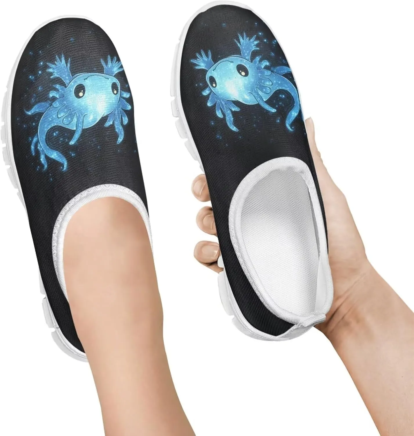 Casual Breathable Mesh Shoes Boys Girls Slip On Sneakers