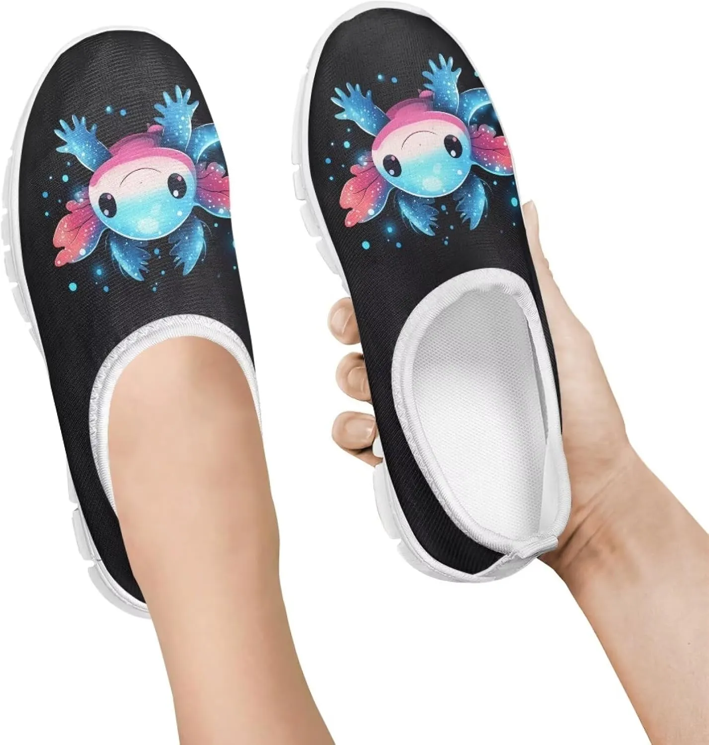 Casual Breathable Mesh Shoes Boys Girls Slip On Sneakers