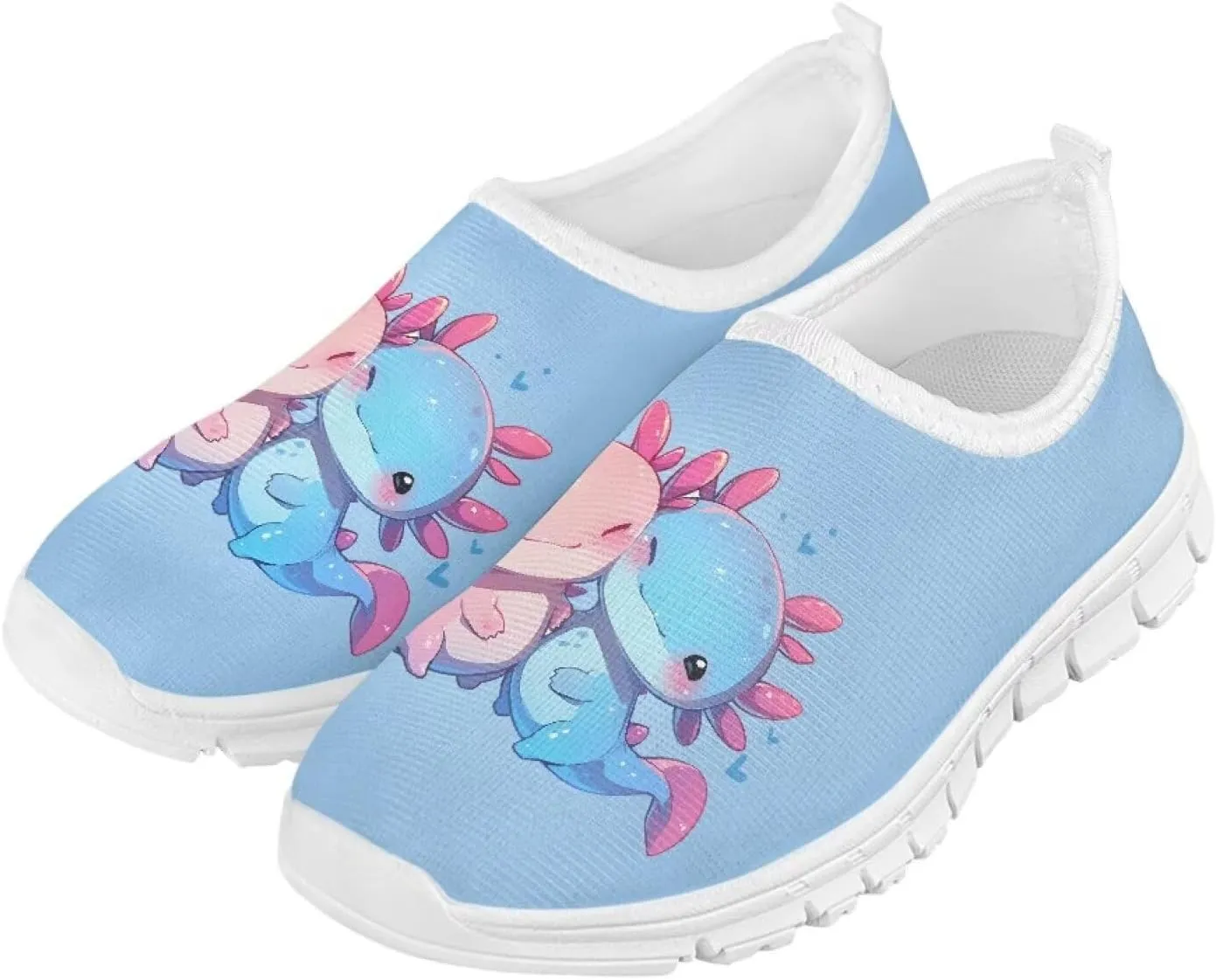 Casual Breathable Mesh Shoes Boys Girls Slip On Sneakers