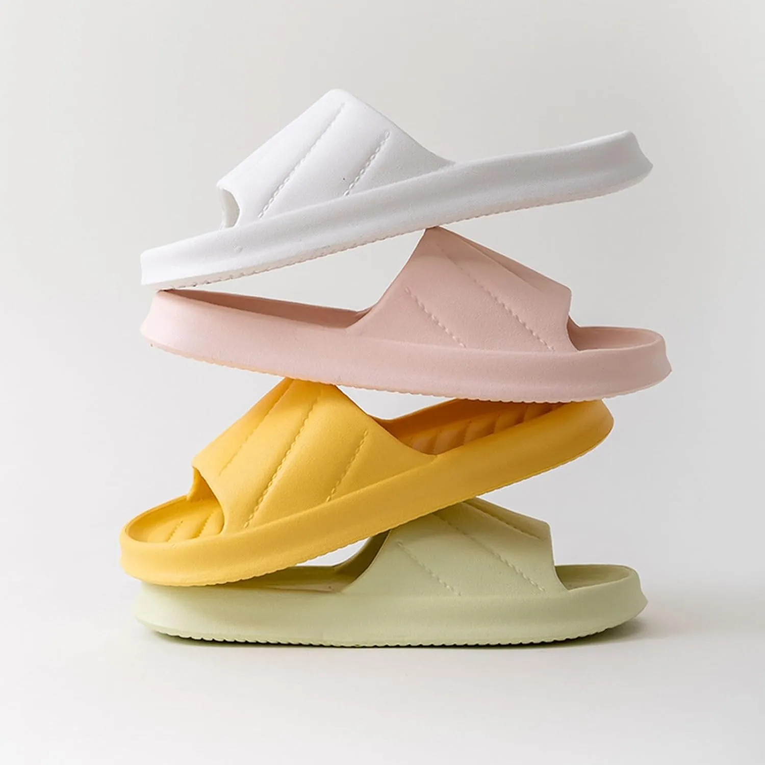 Cloud Slides Mens Slippers Bathroom Slippers Shower Shoes Men Men's Shower Shoes House Slides Sandals