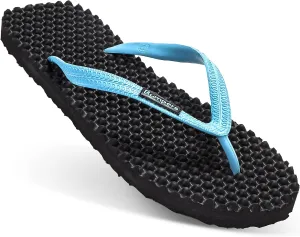 Flip Flops For Men - Beach & Shower Sandals For Mens, Comfortable Massage Acupressure Slippers, Indoor & Outdoor Footwear