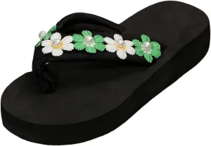 Flip Flops for Women with Arch Support Comfortable Summer Beach Thong Sandals Slip On Dressy Slippers
