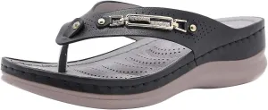 Flip Flops for Women with Arch Support Slip On Lightweight Athletic Thong Sandals Breathable Slip On Slippers