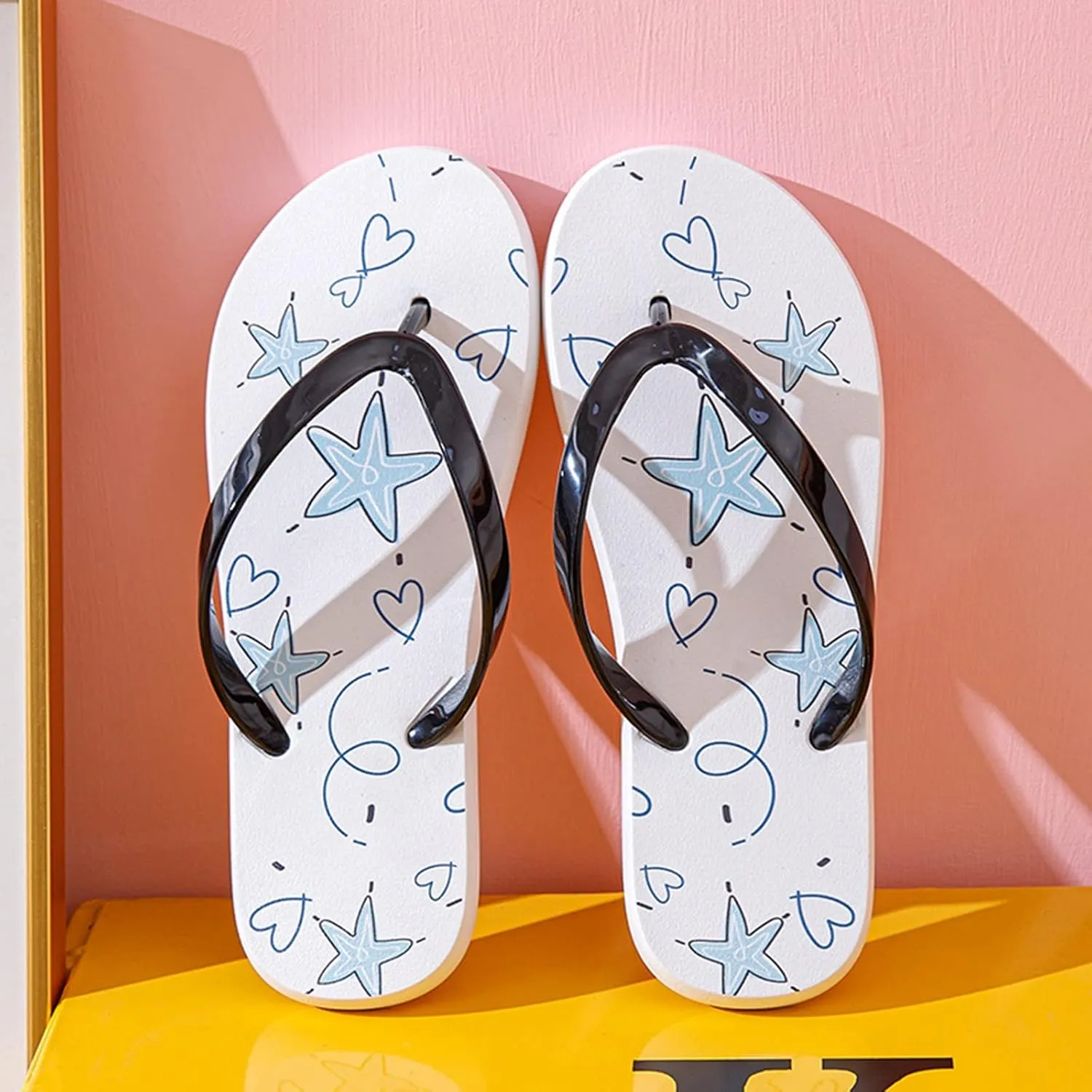 Flip Flops for Women with Arch Support Women's Non Slip Casual Arch Support Flip Flops Slip On Beach Slippers