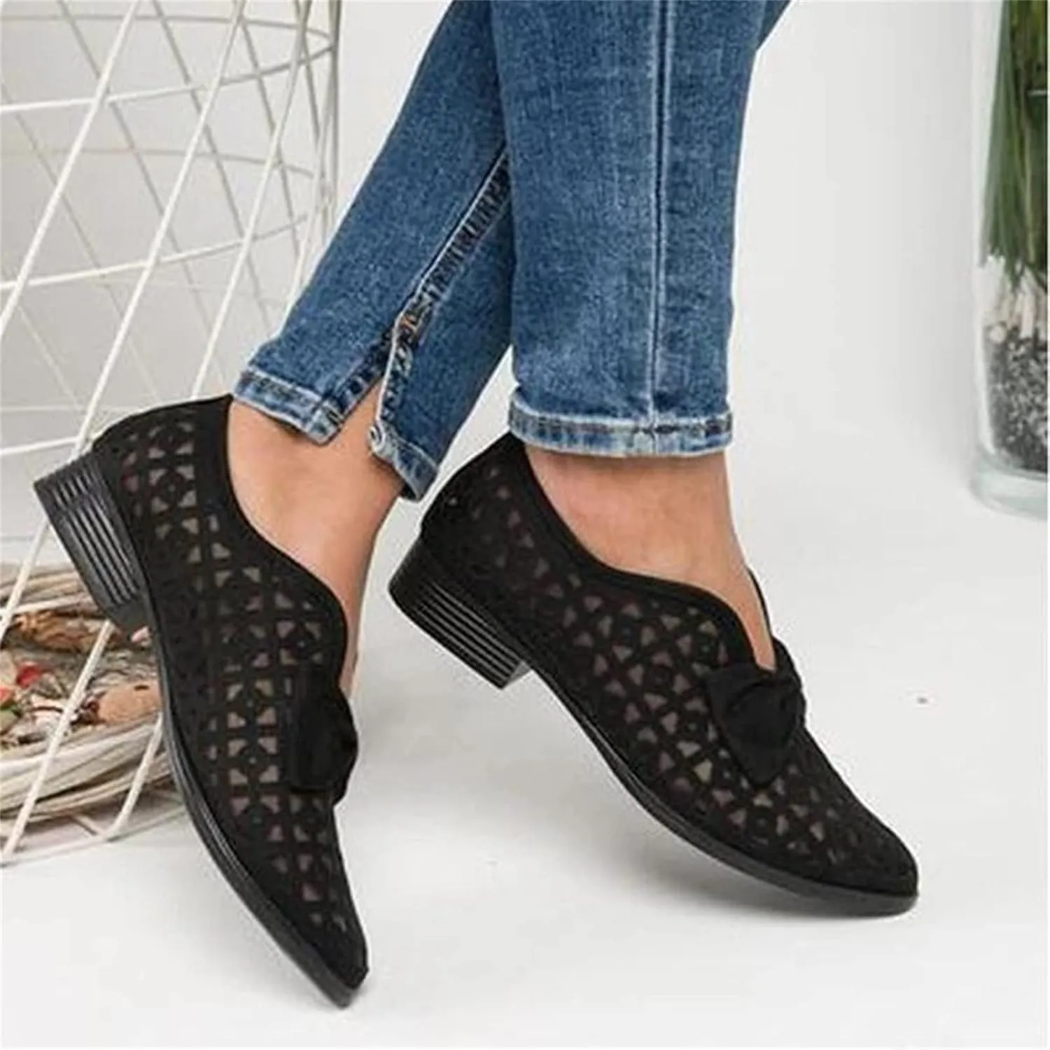 Gibobby Boots for Women Square Toe Women Cowgirl Boots Ladies Retro Ankle Boots Embroidered Western Short Boots 52