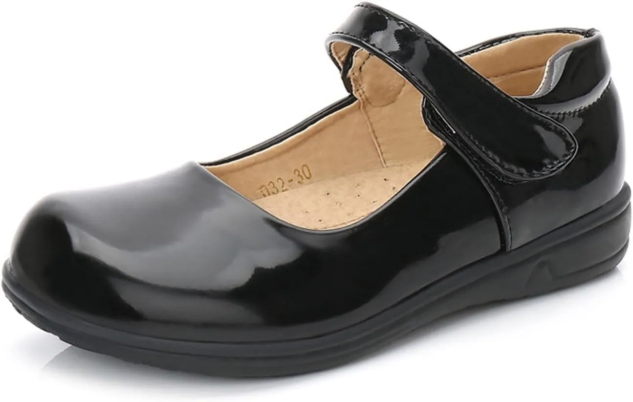 Girls Ballet Dress Shoes Kids Toddler Mary Jane Flats Pu Leather Solid Wedding Party School Communio𝐧 Oxfor𝐝 Shoes