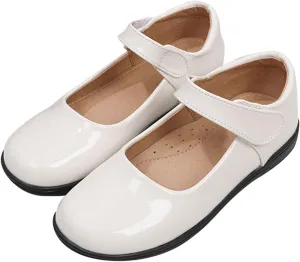 Girls Ballet Dress Shoes Kids Toddler Mary Jane Flats Pu Leather Solid Wedding Party School Communio𝐧 Oxfor𝐝 Shoes