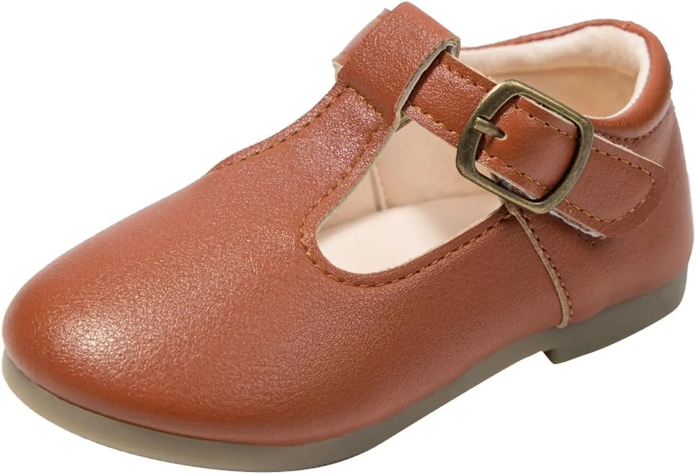 Girls Mary Jane Dress Shoes School Uniform T-Strap Ballet Flat Toddler Little Kid Performance Shoes Toddler Shoes Girl