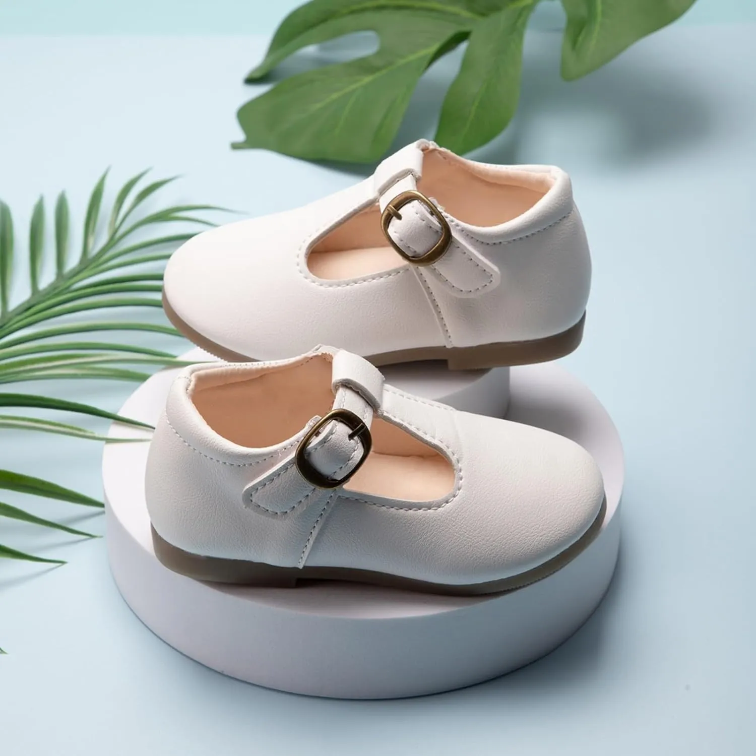 Girls Mary Jane Dress Shoes School Uniform T-Strap Ballet Flats Toddler Little Kid Performance Shoes Kids Shoes Girls