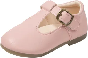 Girls Mary Jane Dress Shoes School Uniform T-Strap Ballet Flats Toddler Little Kid Performance Shoes Kids Shoes Girls
