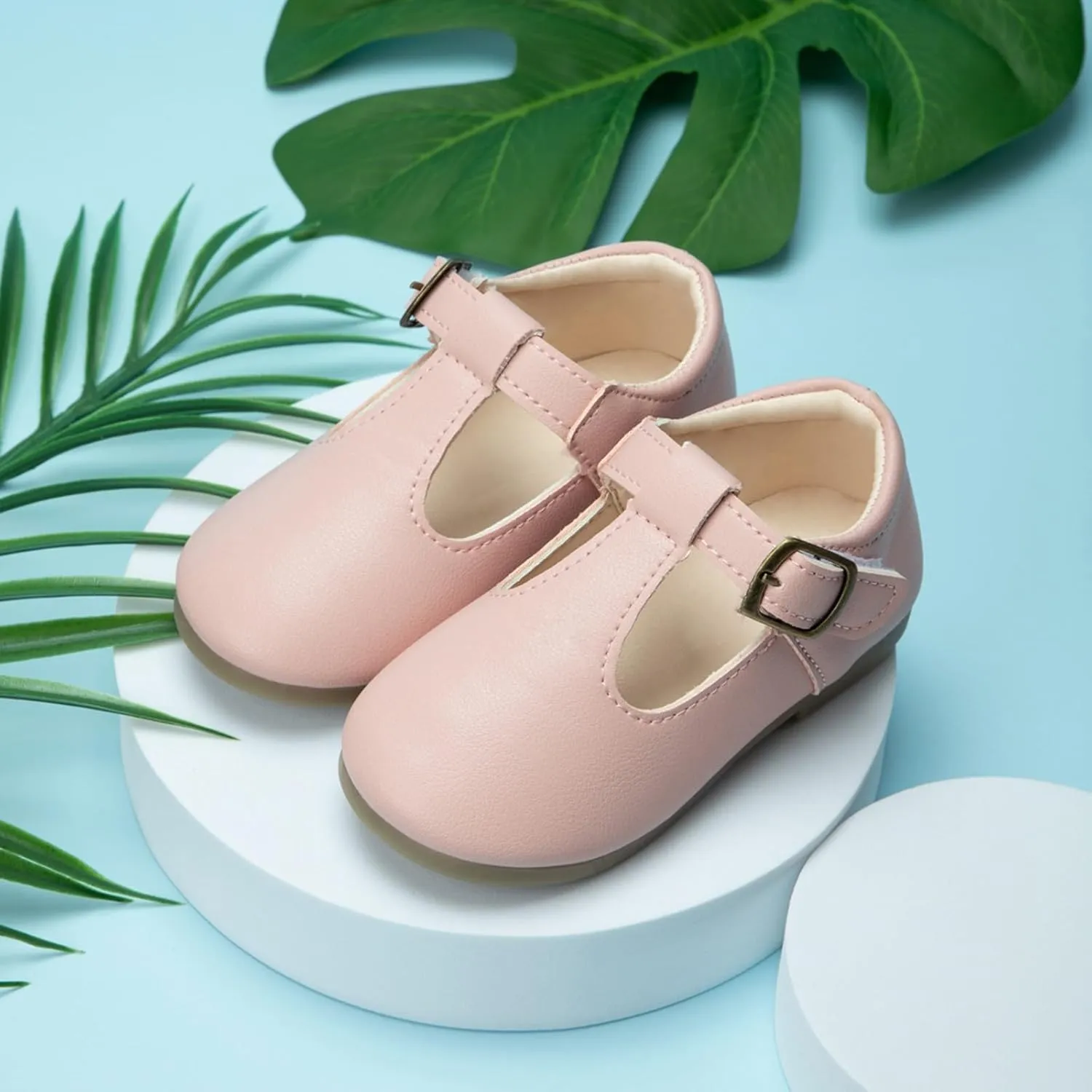 Girls Mary Jane Dress Shoes School Uniform T-Strap Ballet Flats Toddler Little Kid Performance Shoes Kids Shoes Girls
