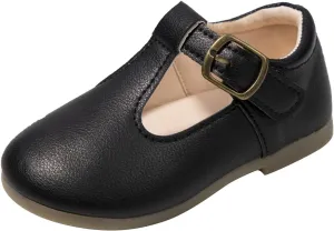 Girls Mary Jane Dress Shoes School Uniform T-Strap Ballet Flats Toddler Little Kid Performance Shoes Kids Shoes Girls