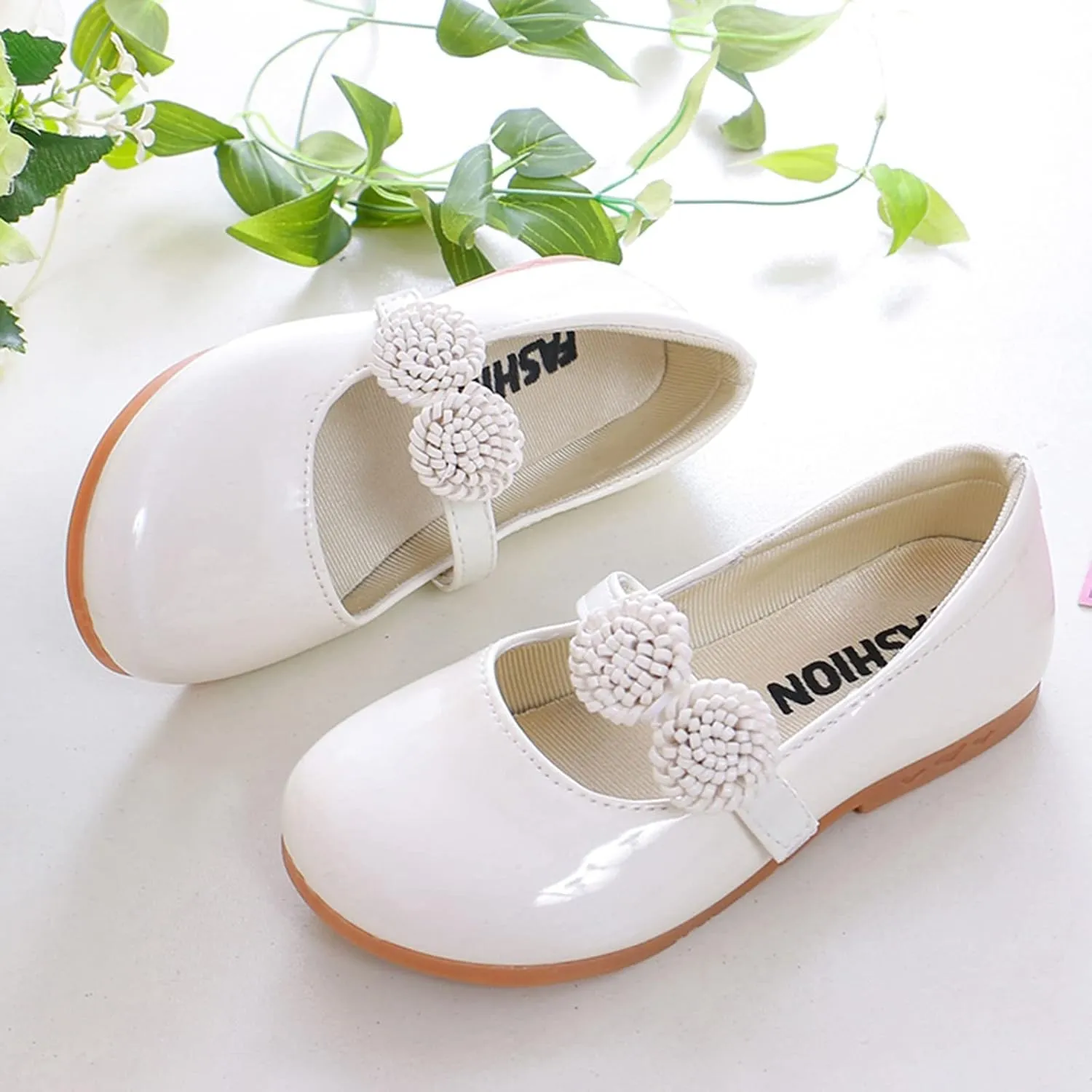 Girl's Mary Jane School Uniform Shoes Toddler Little Kid Dress Shoes Girl Ballet Flats Flower Girl Shoes Church Shoes