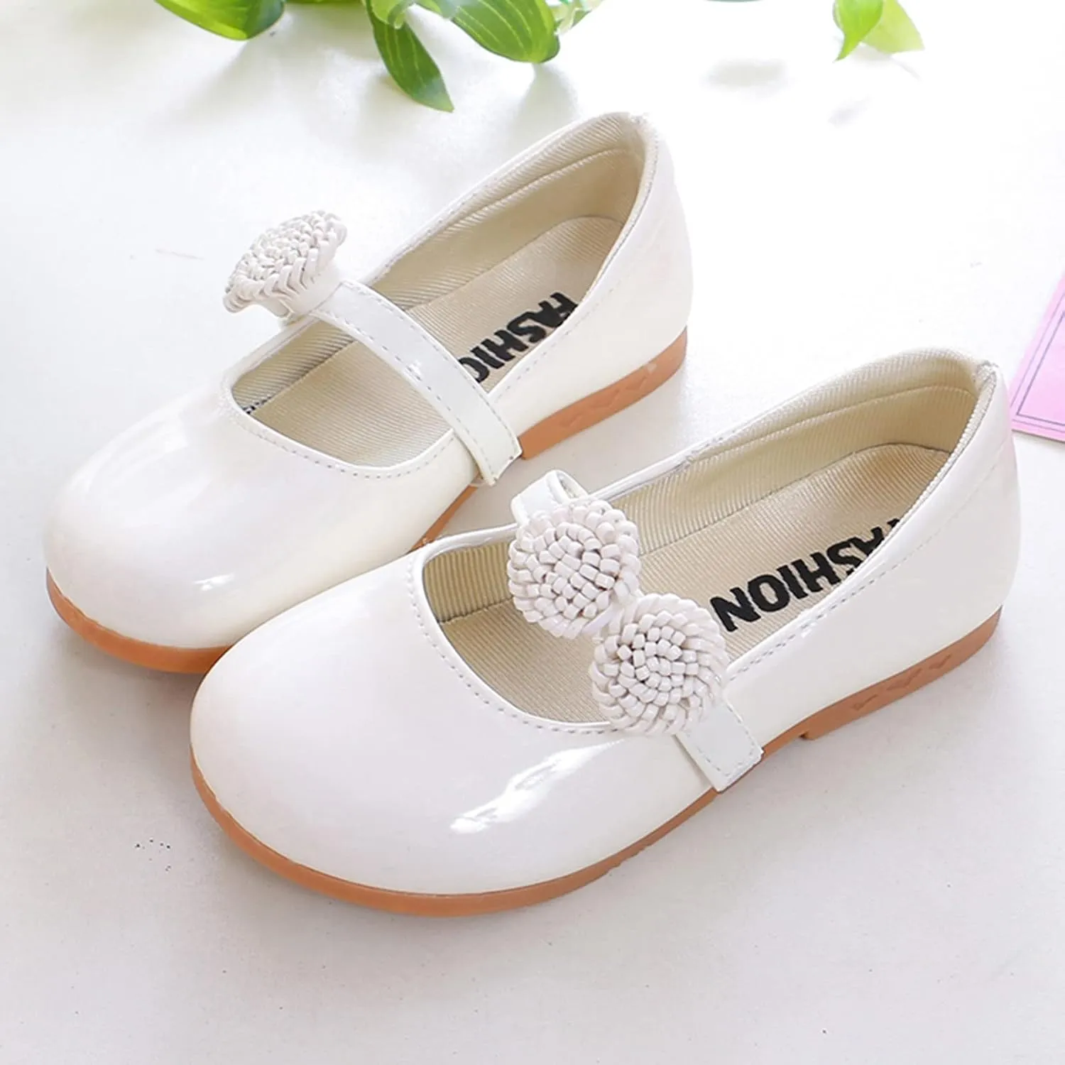 Girl's Mary Jane School Uniform Shoes Toddler Little Kid Dress Shoes Girl Ballet Flats Flower Girl Shoes Church Shoes