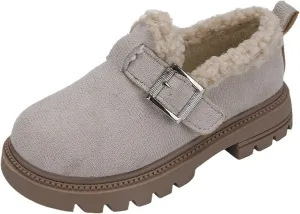 Girls Platform Slippers Boots Shoes Kids Boys Girls Plush Slippers Thick Bottom Cuddle Slides Slippers Snow Boots Shoes