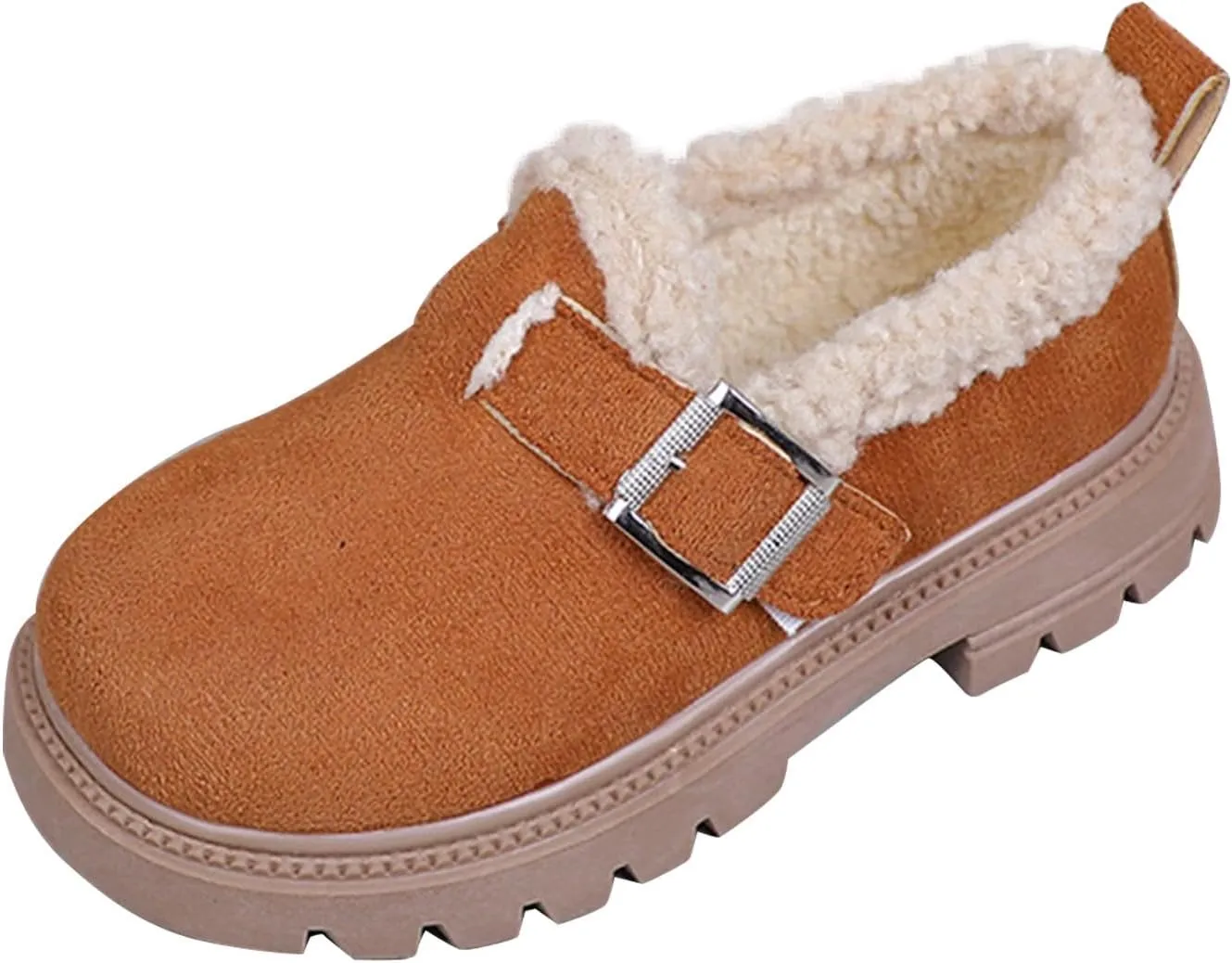 Girls Platform Slippers Boots Shoes Kids Boys Girls Plush Slippers Thick Bottom Cuddle Slides Slippers Snow Boots Shoes