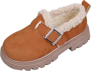 Girls Platform Slippers Boots Shoes Kids Boys Girls Plush Slippers Thick Bottom Cuddle Slides Slippers Snow Boots Shoes