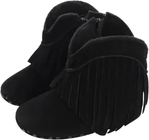 Girls Toddler Bow knot Ankle Boots Low Heel Side Zipper Cute Dress Booties Little Kid Ankle Flat Bottom Boots