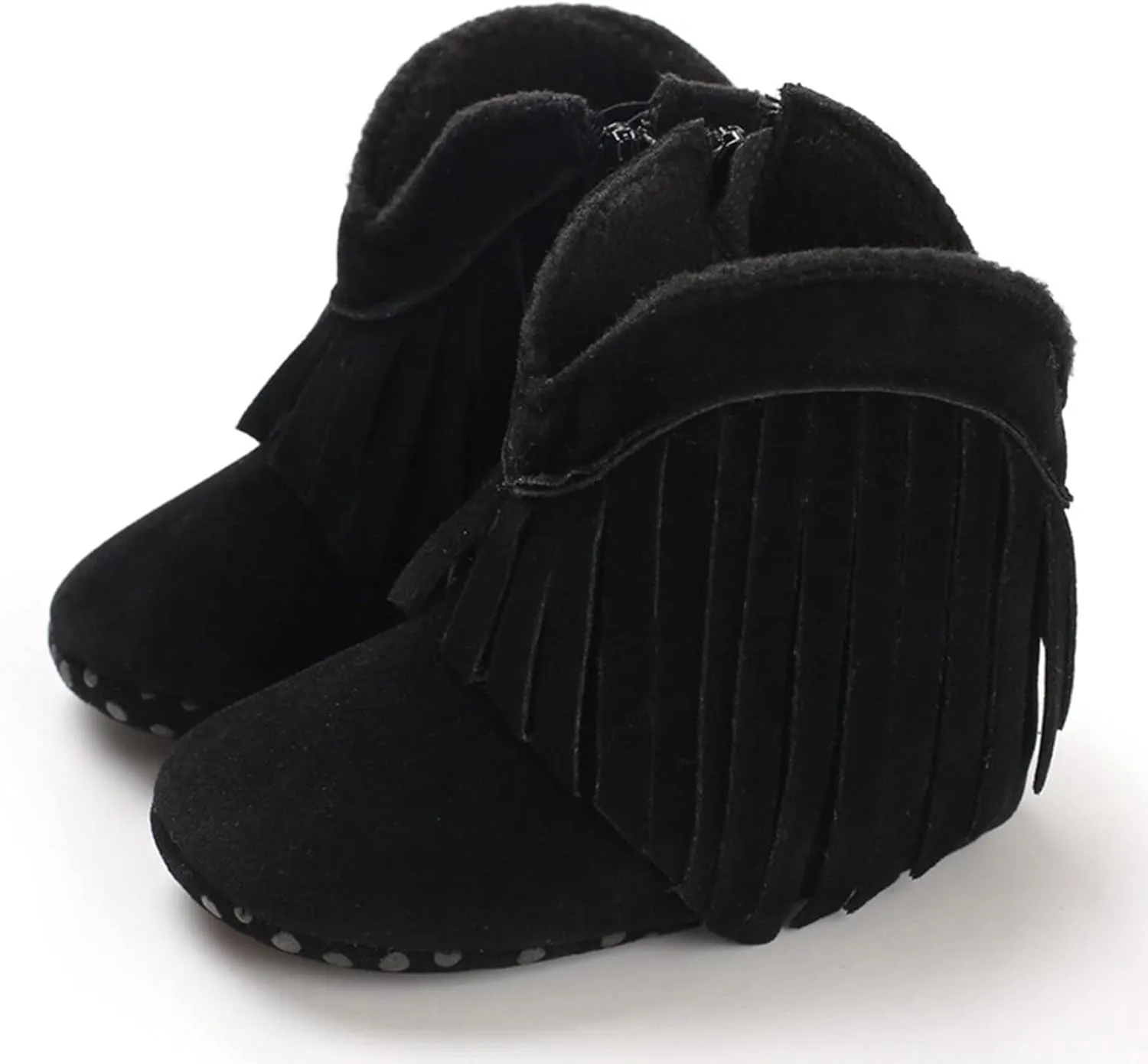 Girls Toddler Bow knot Ankle Boots Low Heel Side Zipper Cute Dress Booties Little Kid Ankle Flat Bottom Boots