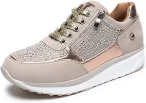 Ladmiple Sneakers For Women Walking Shoes Wide Width Slip on Glitter Shoes Fashion Dressy Summer Sparkly Flats Loafers