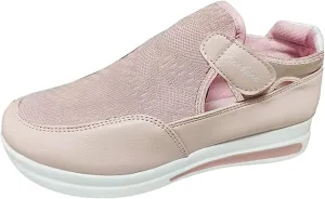 Ladmiple Womens Shoes Dressy Casual Loafers Low Top Slip On Canvas Shoes Comfort Platform Walking Fashion Flats Sneakers