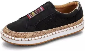 Lausiuoe Christmas Shoes For Women Flats Canvas Shoes Low Cut Casual Walking Sneaker Classic Fashion Soft Comfort Slip On Loafers