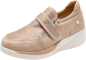 Lausiuoe Sneakers For Women Slip On With No Arch Support Womens Low Top Canvas Sneakers Casual Fashion Running Lightweight Breathable Comfortable Walking Flat Shoes Loafers