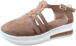 Lausiuoe Sneakers For Women Walking Shoes Wide Width Comfortable Casual Fashion Slip On Low Top Leather Flat Loafers