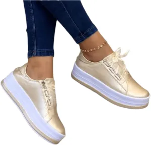 Lausiuoe Sneakers For Women Walking Shoes Wide Width Comfortable Casual Fashion Slip On Low Top Leather Flat Loafers