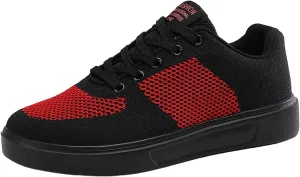 Leisure Couple Men Women Mesh Non Slip Flat Round Toe Breathable Lace Up Lazy Leisure Mens Shoelaces for Casual Shoes