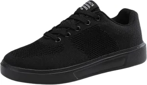 Leisure Couple Men Women Mesh Non Slip Flat Round Toe Breathable Lace Up Lazy Leisure Mens Shoelaces for Casual Shoes