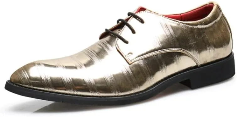 Luxury Men's Oxford Business Attire Shoes - Oil-Tanned Leather Upper with Cushioned Footbed for Corporate Events & Interviews