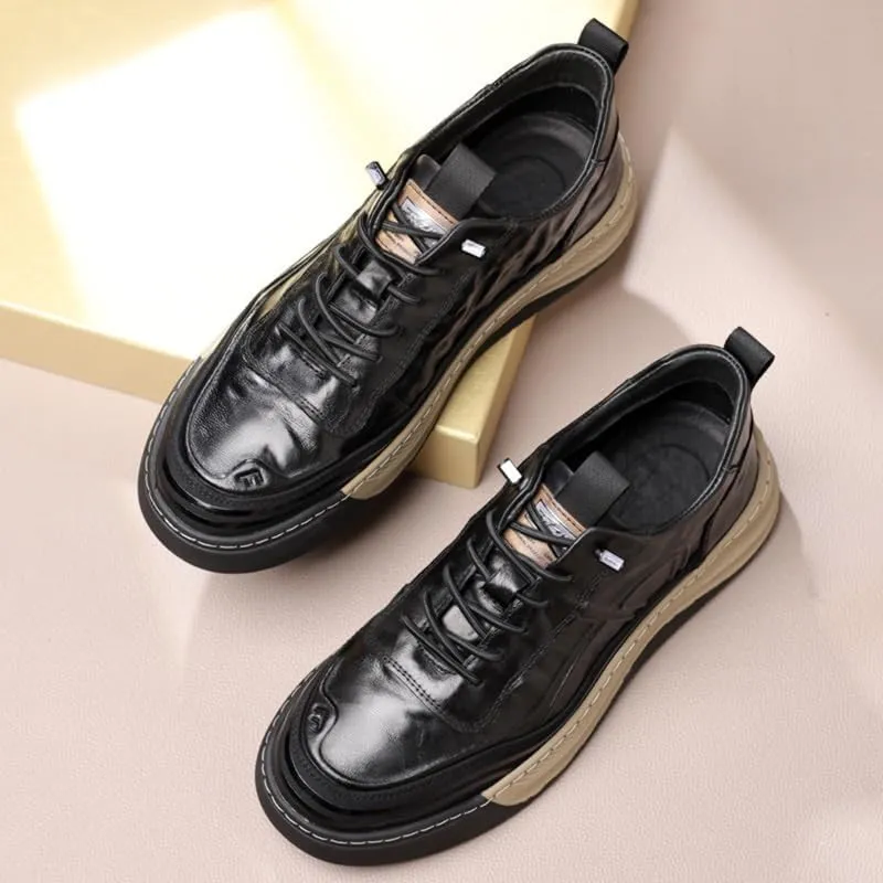 Men Elegant Luxury Oxford ShoesBusiness Loafers England Flats Breathable Sport Outdoor Footwear