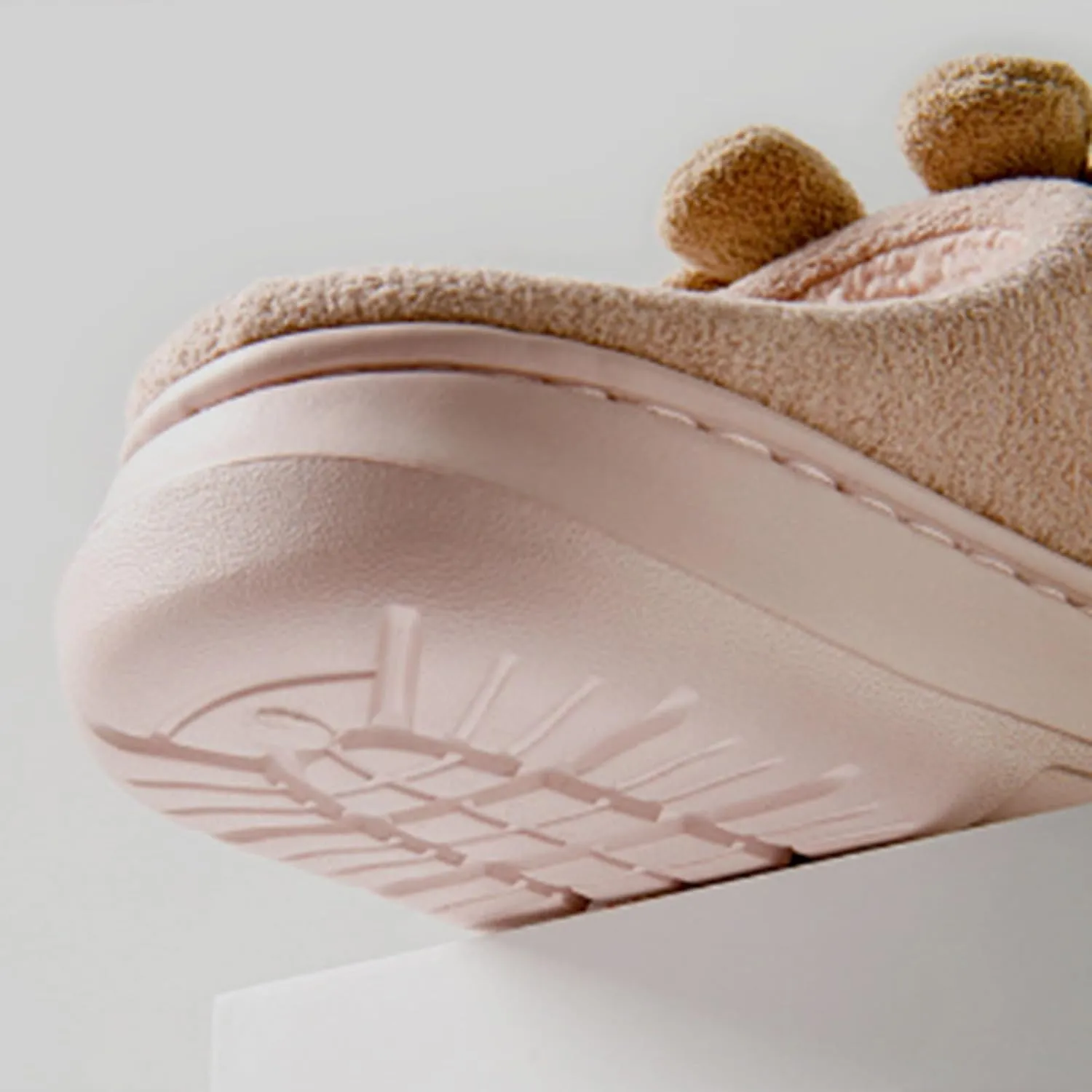 Men Women Cute Reindee Flcee Slip-on Slippers Non Slip Cotton Linen Indoor Outdoor Warm Home Soft Sole Slipper Cozy Fluffy Fall Winter Home Slippers