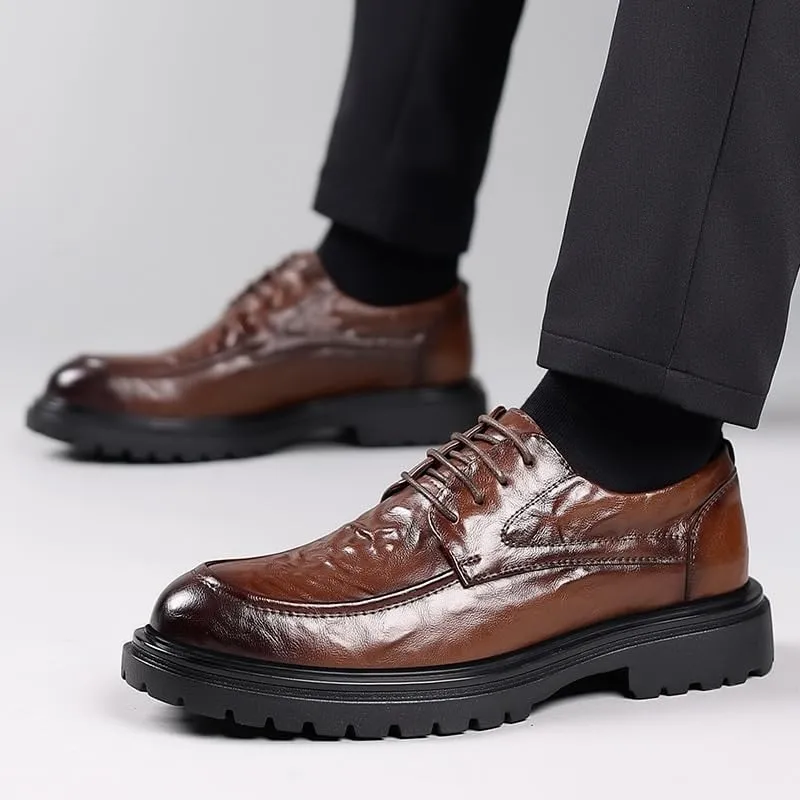 Men's Comfortable Formal Lace Up Dress Shoes Casual Business Oxford Shoes for Men