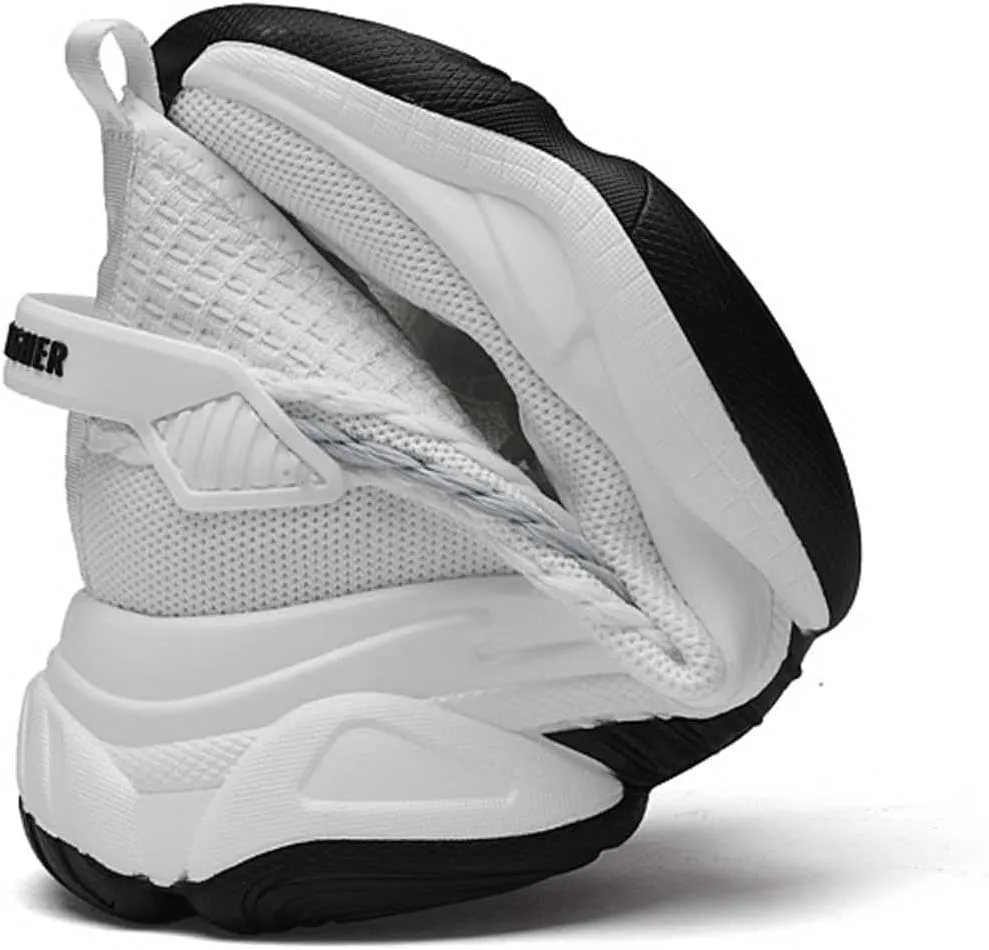 Men's Fashion Solid Color Mesh Fabric Inside Heightening Sports Shoes Casual Breathable Running Shoes Mens Lite Adapt Sneaker -