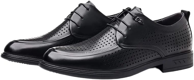 Men's Fashion Summer Hollow Cap Toe Oxfords - Versatile Dress Shoes for Business Meetings Wedding Ceremonies Prom Nights & Formal Tuxedo Outfits