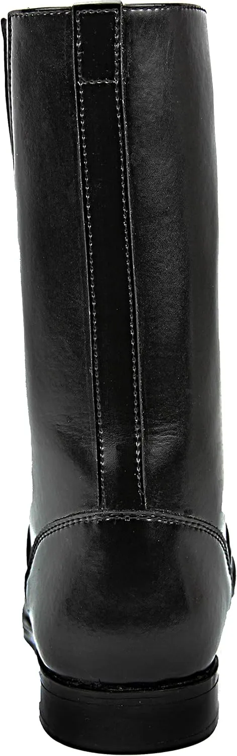 Mens Man Atlas Mid Calf Leather Boots