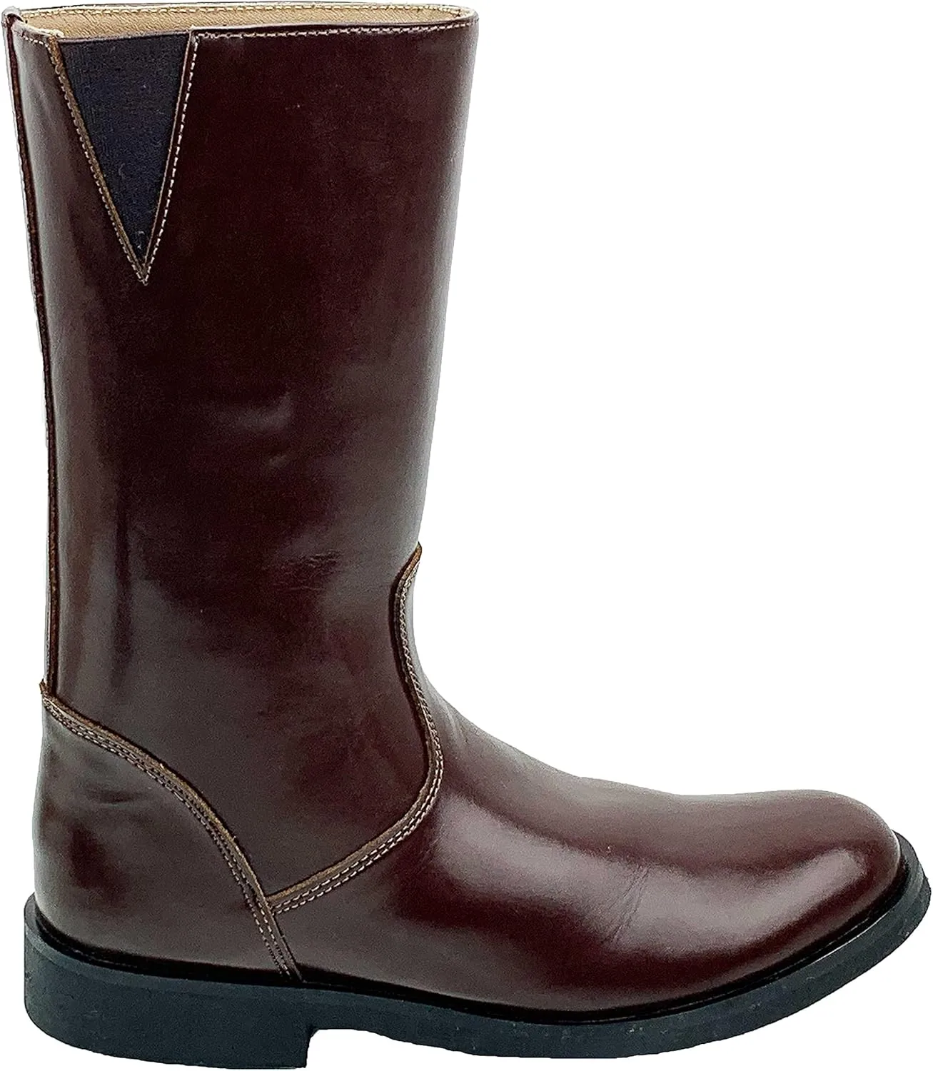 Mens Man Atlas Mid Calf Leather Boots
