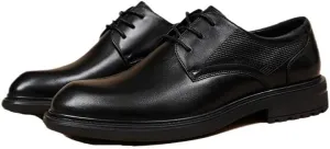 Men's Sleek Patent Leather Formal Shoes - High-Gloss Finish with Round Toe for Award Ceremonies & Galas