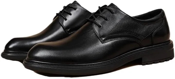 Men's Sleek Patent Leather Formal Shoes - High-Gloss Finish with Round Toe for Award Ceremonies & Galas