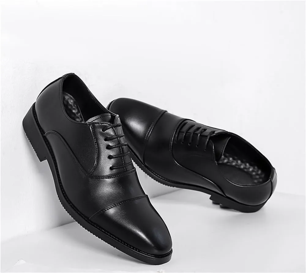 Mens Ventilated Formal Dress Shoes Wedding Business Oxfords Comfortable Breathable Slip Resistant